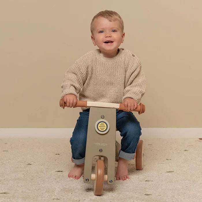 Little Dutch Wooden Tricycle - Olive