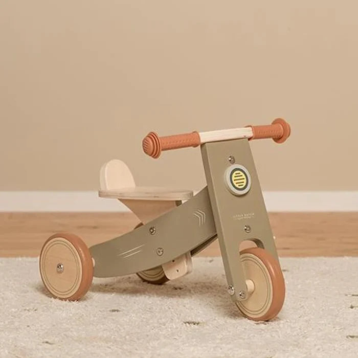 Little Dutch Wooden Tricycle - Olive