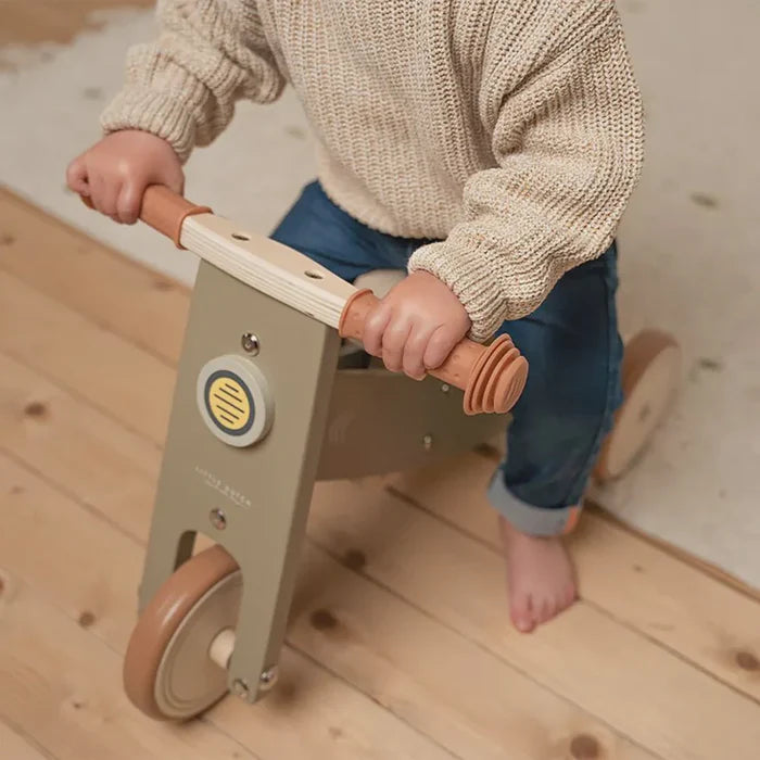 Little Dutch Wooden Tricycle - Olive