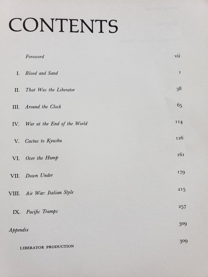 Log of the Liberators, by Steve Birdsall (1973)