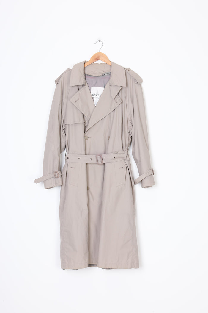 London Fog Womens Beige Coat Size M