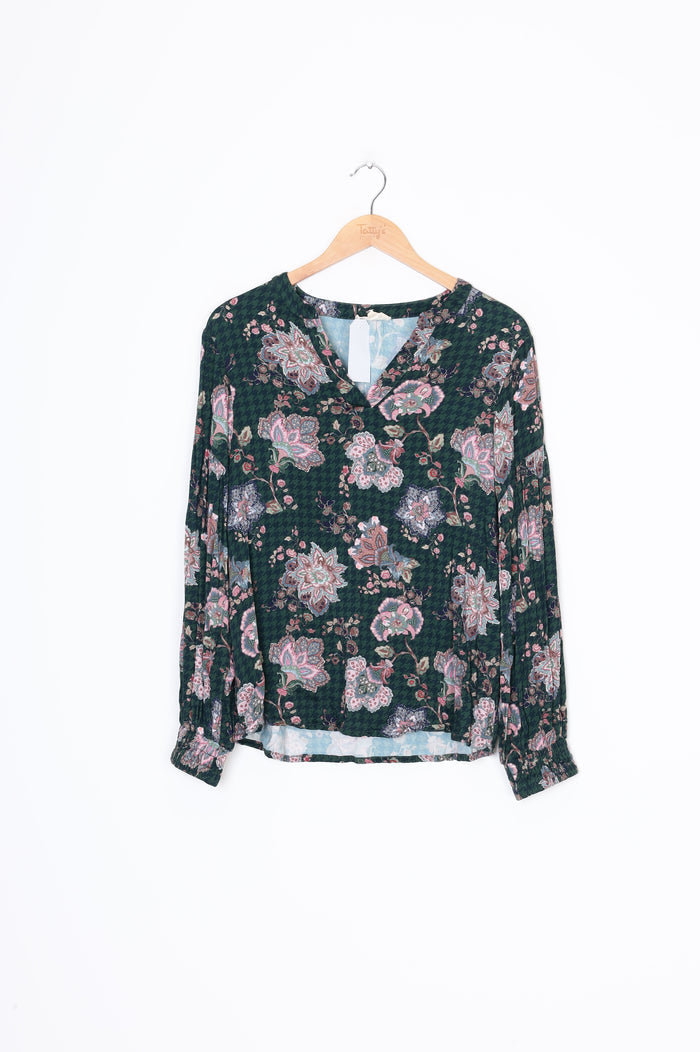Loobies Story Womens Green Top Size 12