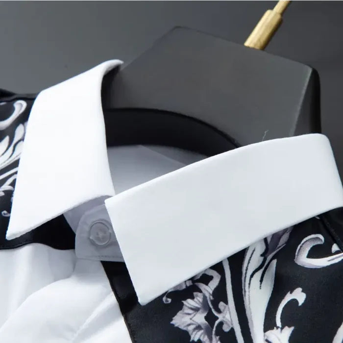 Luxury Palace Style Long Sleeve Patchwork