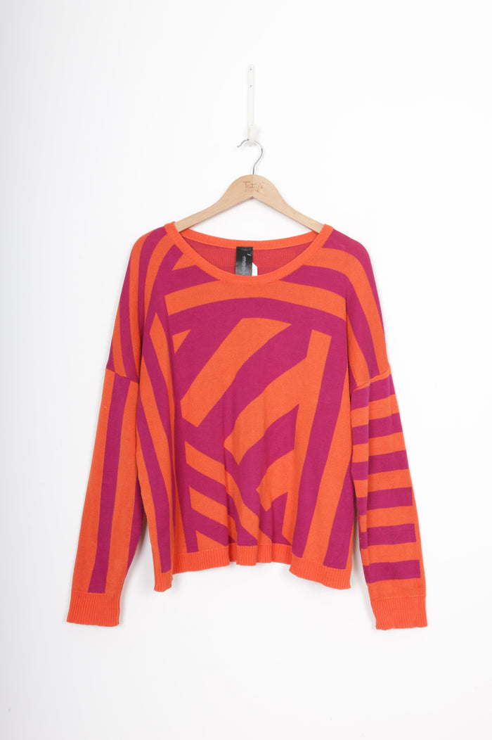 Maaike Womens Orange Jumper Size O/S
