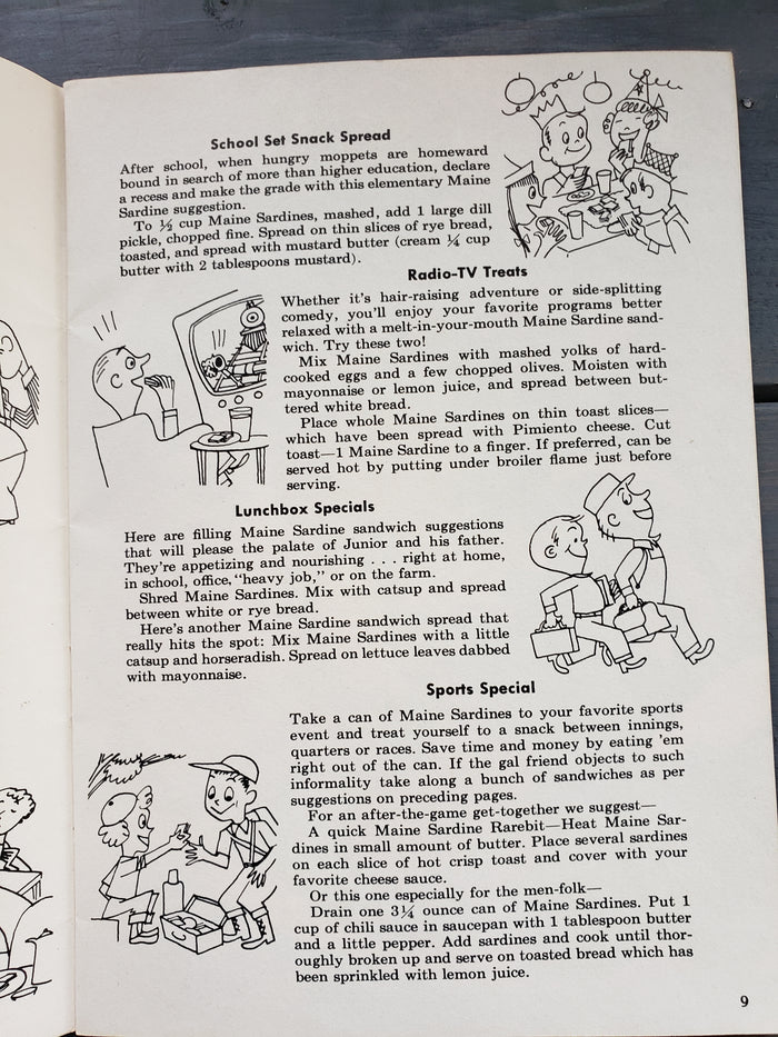Maine Sardines cookbook