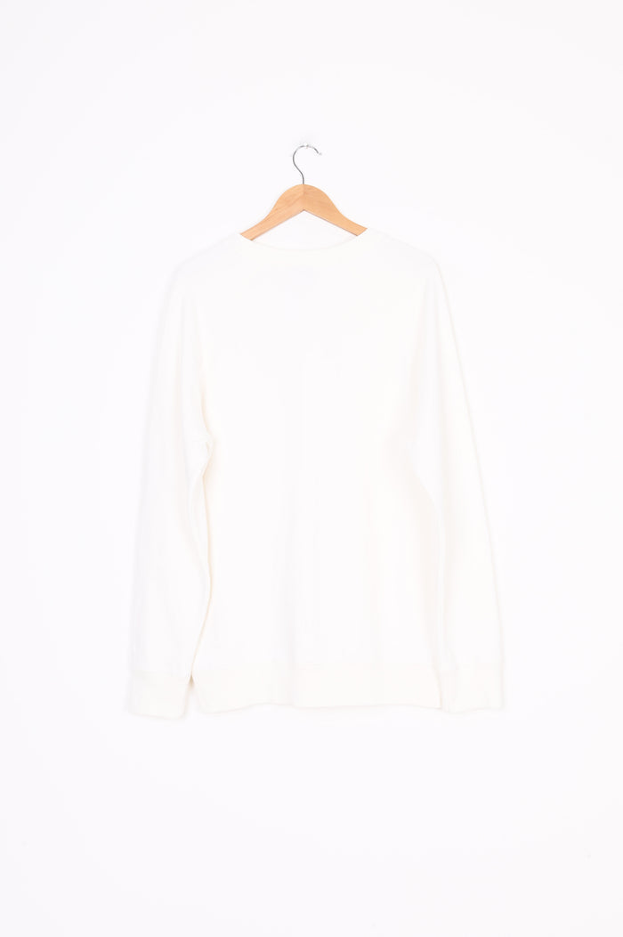 Maison Kitsuné Mens White Sweatshirt Size XL