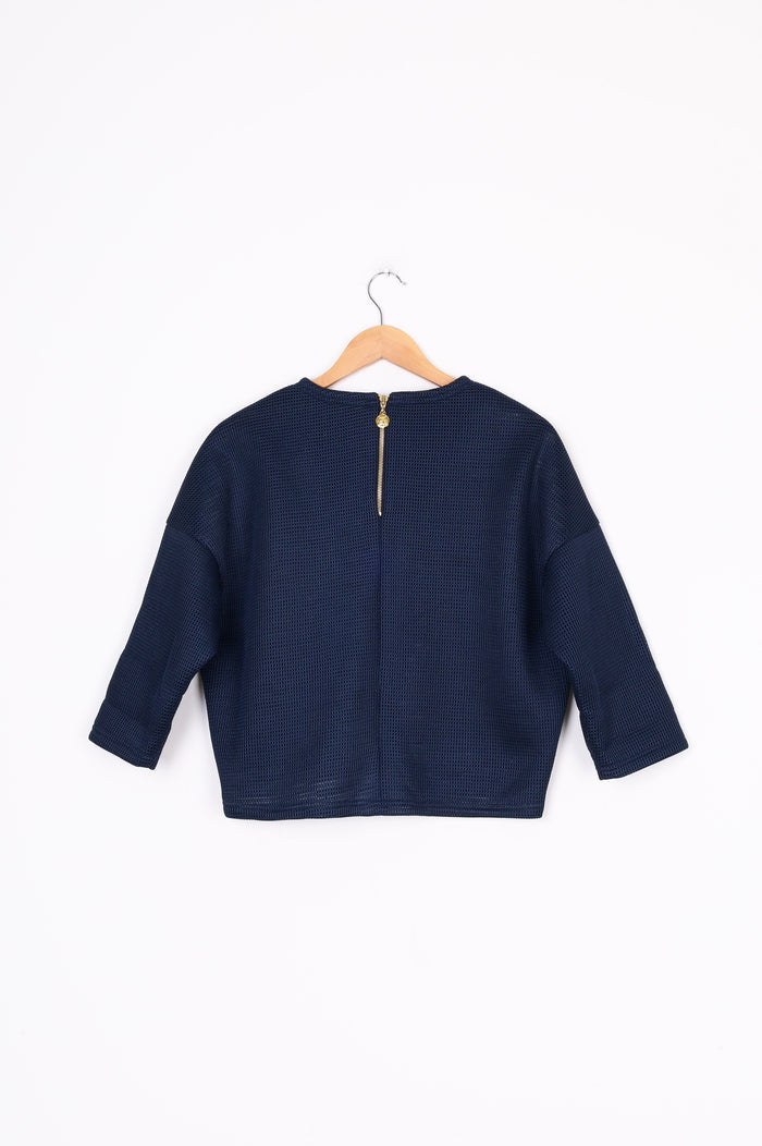 Maison Kitsune Womens Blue Jumper Size 36