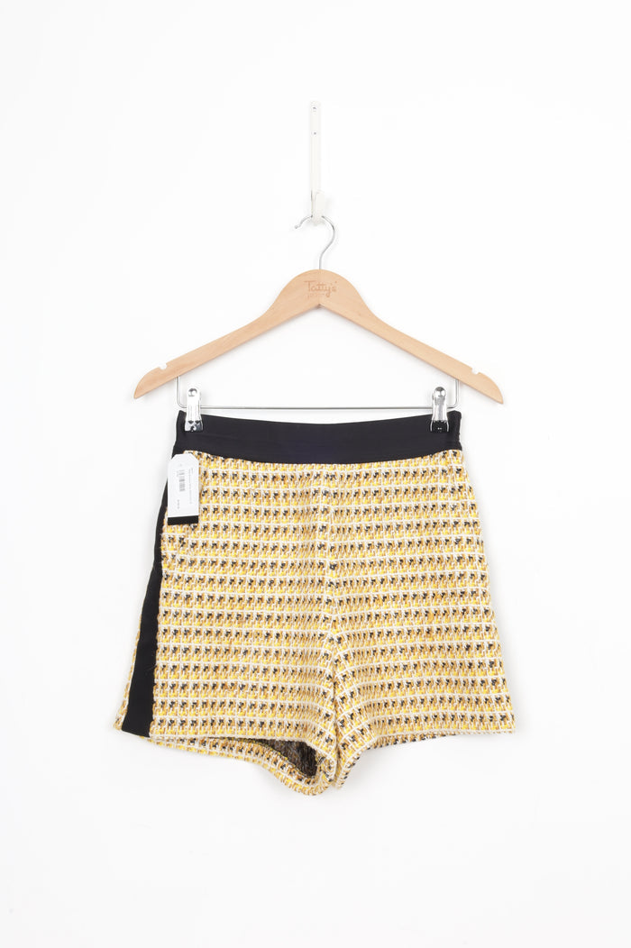 Maje Womens Yellow Shorts Size 38