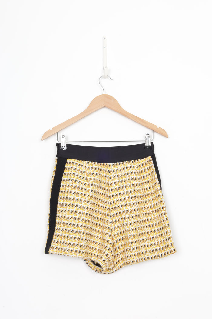 Maje Womens Yellow Shorts Size 38