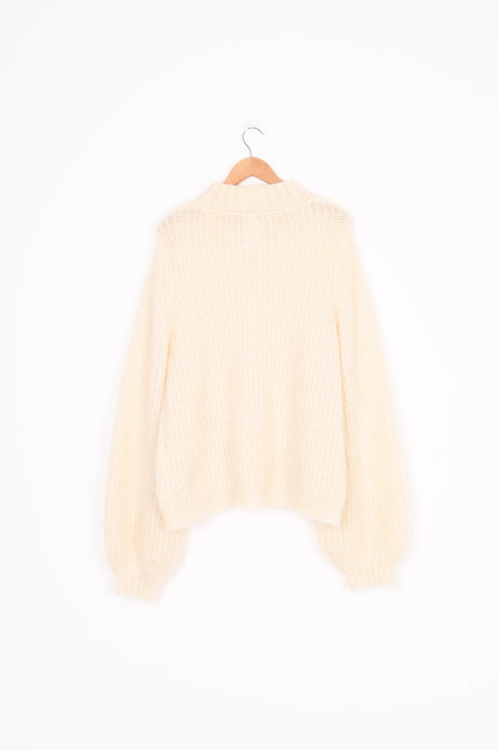 Marle Womens Cream Jumper Size 12