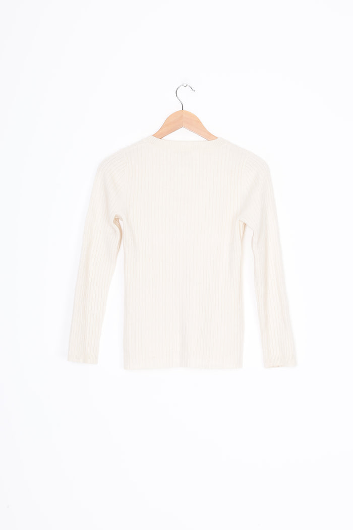 Marle Womens White Jumper Size 8