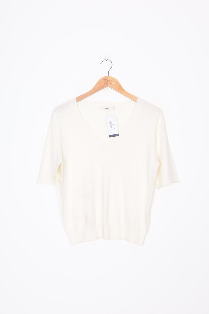 Marle Womens White Top Size 10