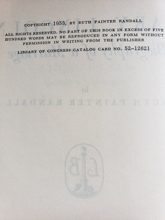 Mary Lincoln Biography of a Marriage 1953