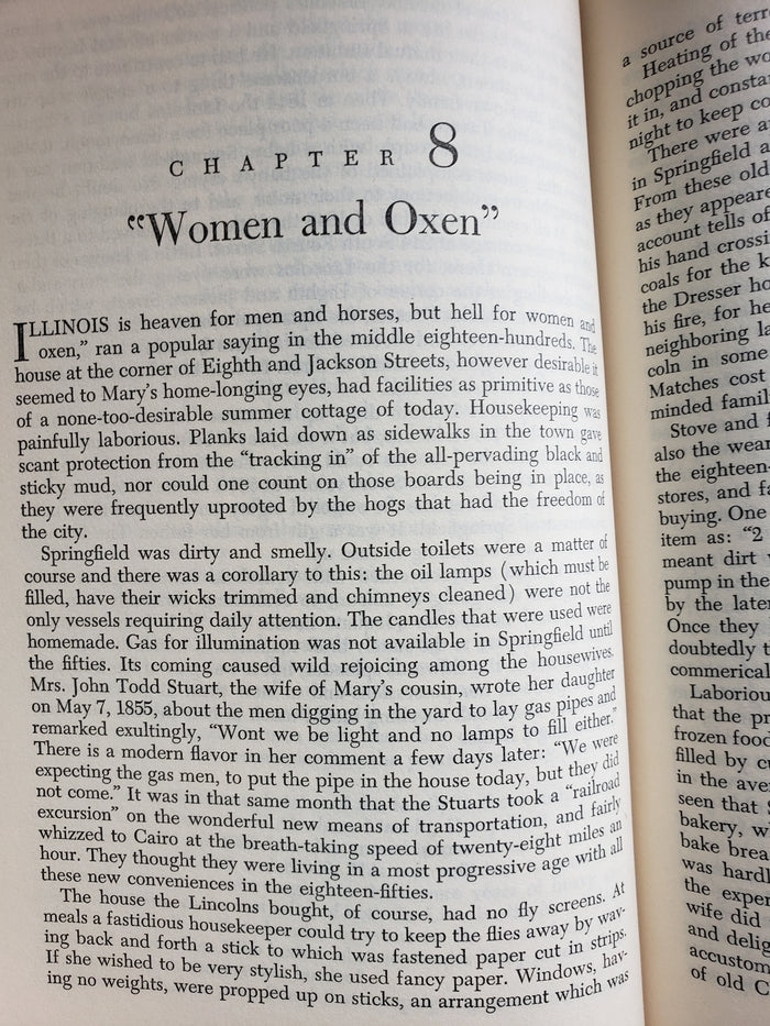 Mary Lincoln Biography of a Marriage 1953