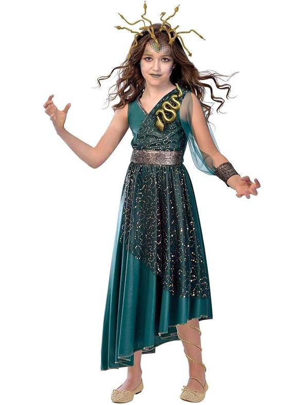 Medusa Kids Girls Costume