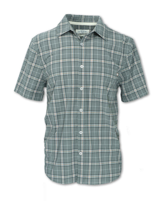 MEN'S 4-WAY QUICK DRY STRETCH OLIVE SHIRT