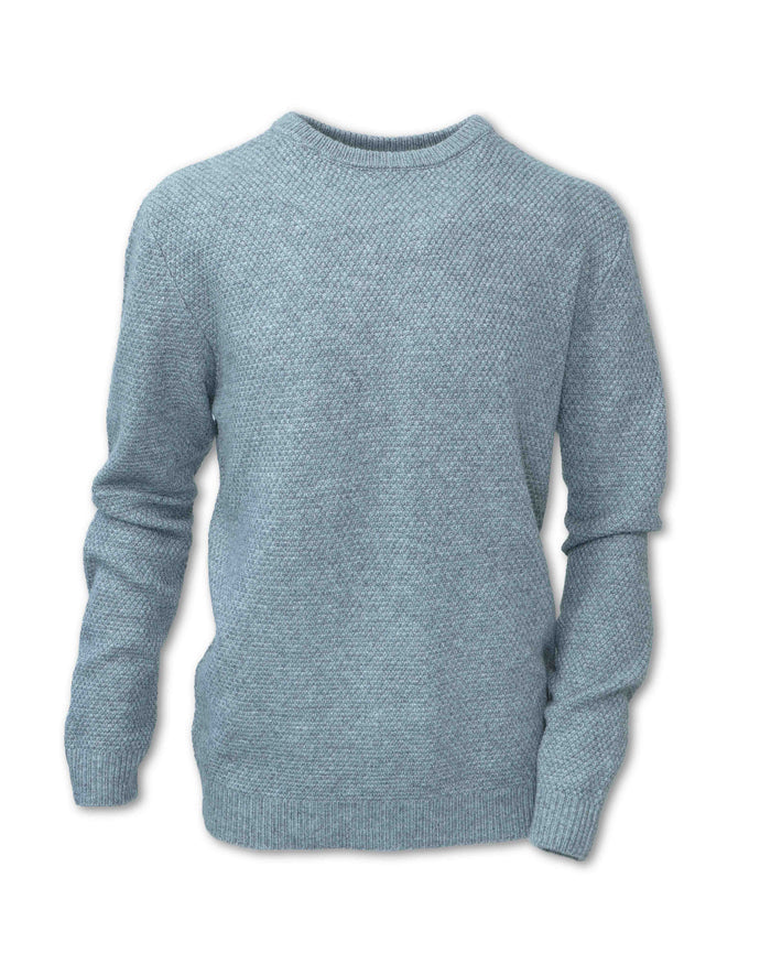 MENS DOBBY WOOL BLEND SWEATER