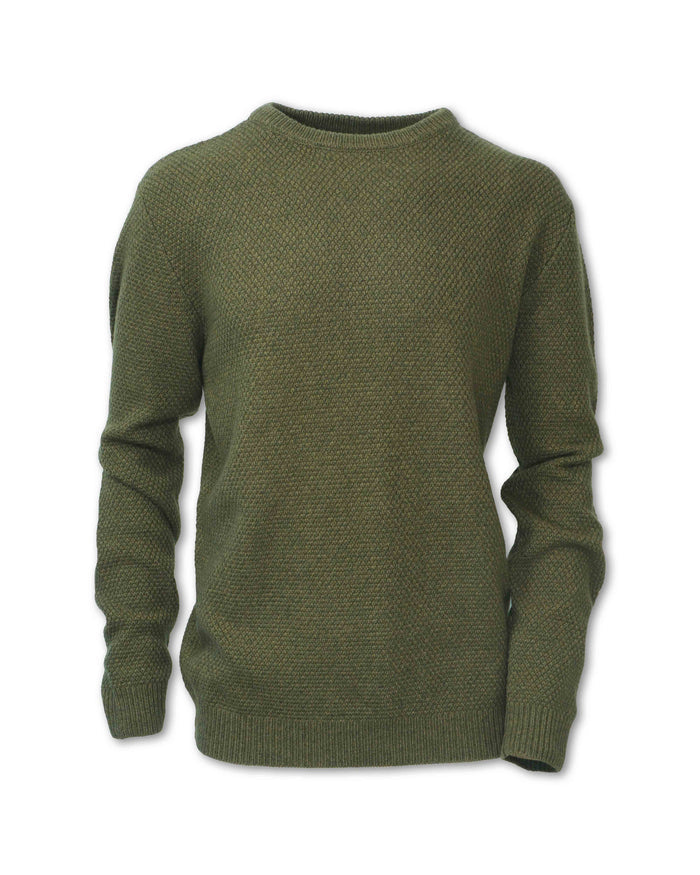 MENS DOBBY WOOL BLEND SWEATER