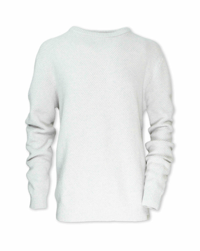 MEN'S DOBBY WOOL BLEND SWEATER