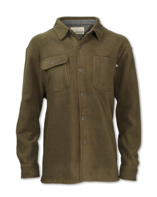 MEN'S FLEECE BUTTON-UP SHIRT