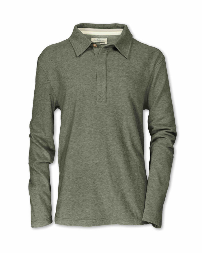 MEN'S GO-TO  FLEECE BUTTON NECK PULLOVER