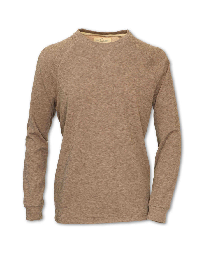 MEN'S HEATHERED CREW NECK PULLOVER