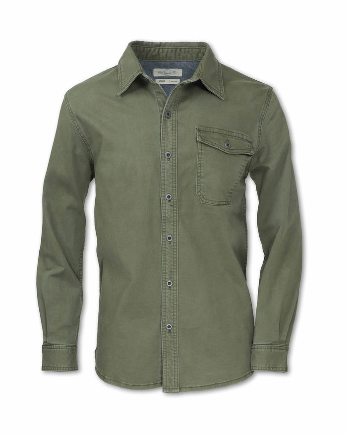 MEN'S STRETCH CANVAS WORKSHIRT