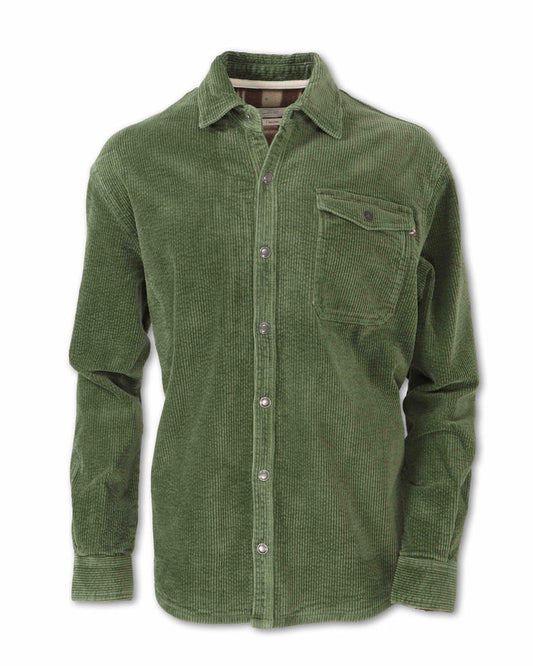 MEN'S STRETCH CORDUROY SHIRT JACKET - SHIPS 8/1/26