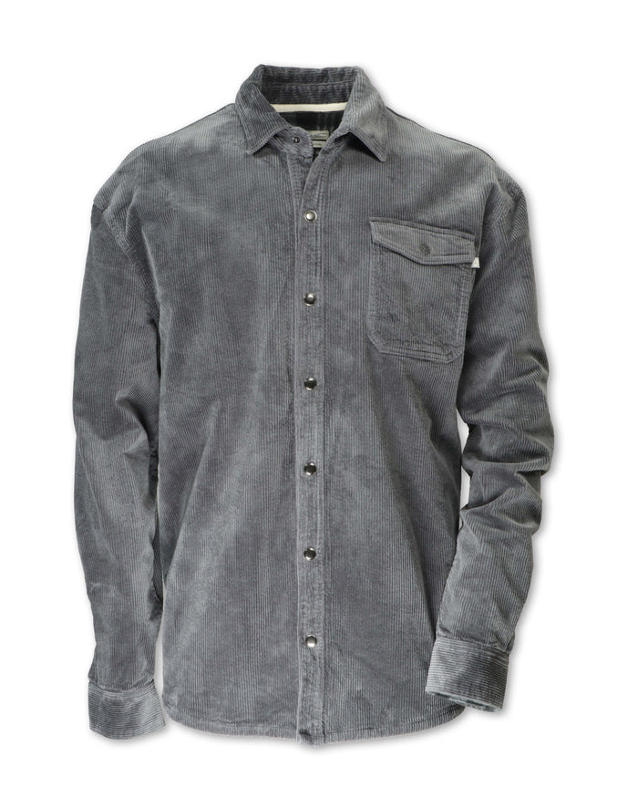 MEN'S STRETCH CORDUROY SHIRT JACKET - SHIPS 8/1/26