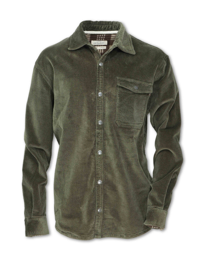 MEN'S STRETCH CORDUROY SHIRT JACKET