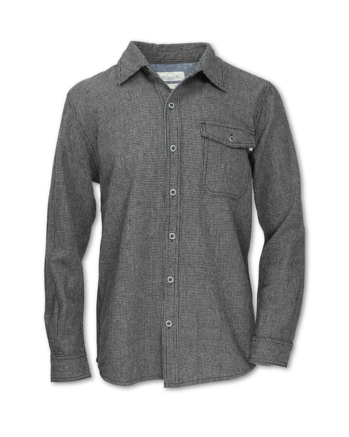 MEN'S TWEED WOOL BLEND WORKSHIRT