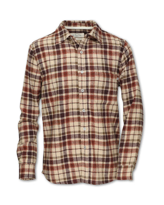 MEN'S WOOL BLEND PLAID FLANNEL