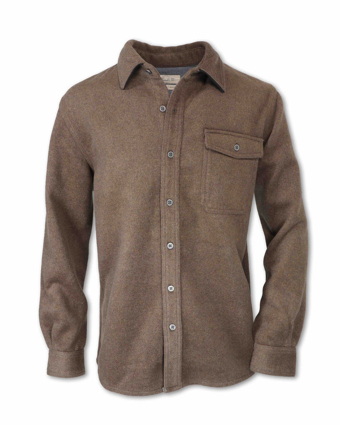 MEN'S WOOL BLEND WORKSHIRT - SHIPS 8/1/26