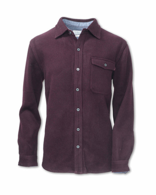 MEN'S WOOL BLEND WORKSHIRT