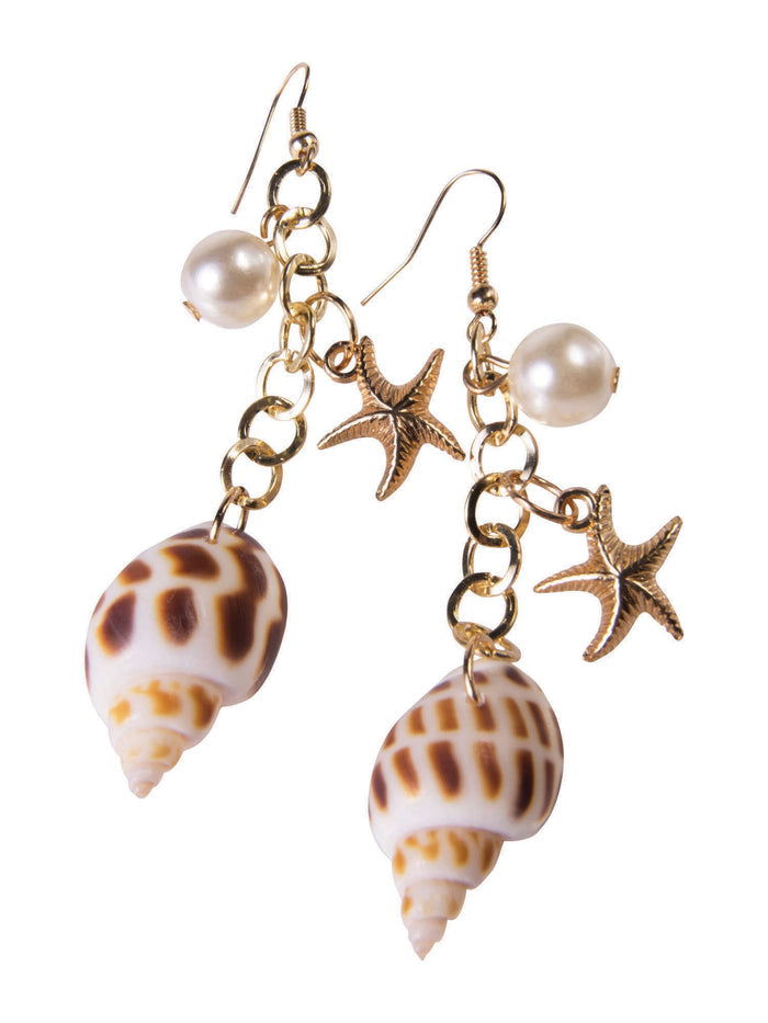 Mermaid Earrings Costume Accessory