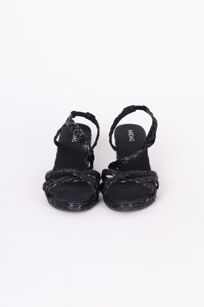 Midas Womens Black Heels Size EU 40
