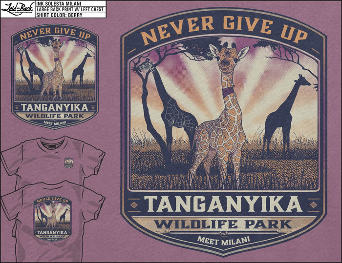 Milani Never Give Up T-shirt