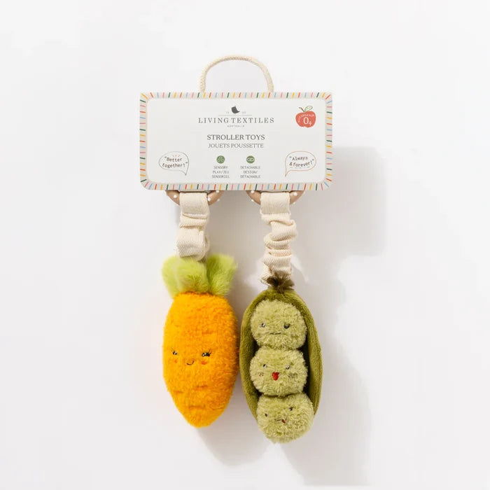 Mini Market Brunch Stroller Toys - Carrot & Green Peas