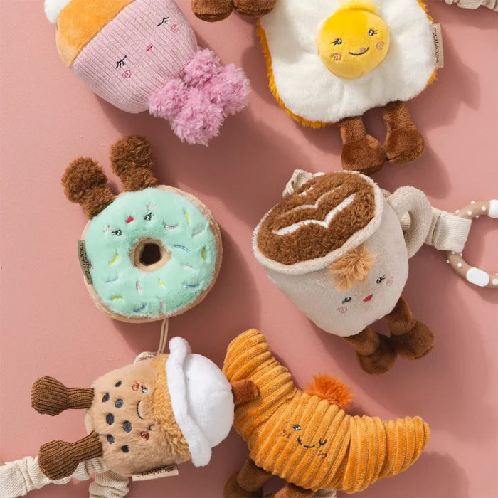 Mini Market Brunch Stroller Toys - Coffee & Croissant