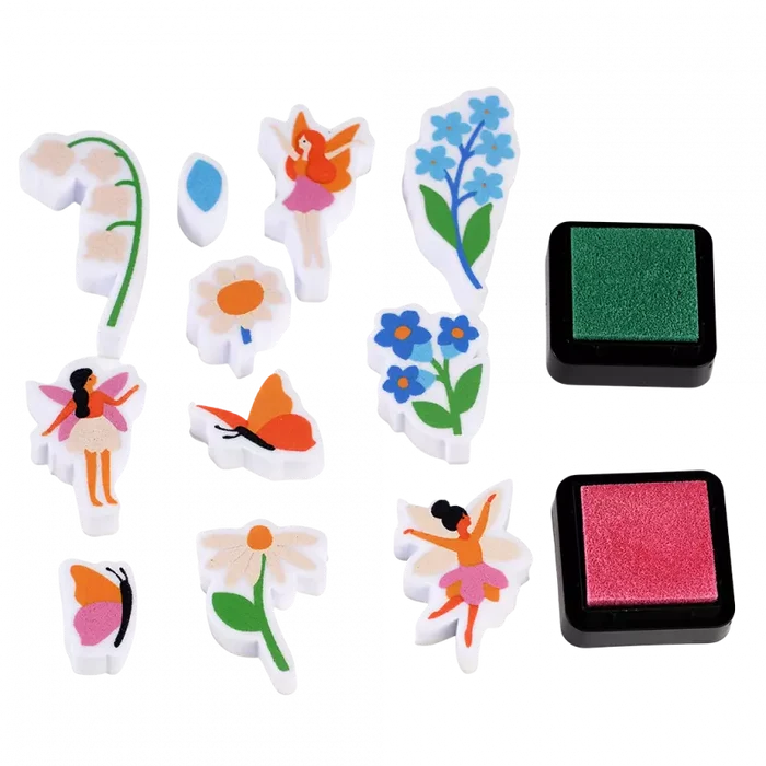 Mini Stamp Set - Fairies in the Garden