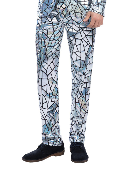 Mirror Mirror Trousers, Holographic Iridescent