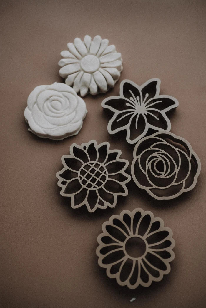 Mixed Flowers Playdough/Sensory Play Eco Cutter™ Set