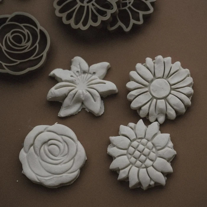 Mixed Flowers Playdough/Sensory Play Eco Cutter™ Set