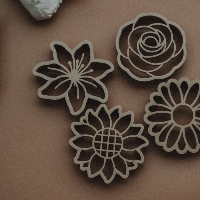 Mixed Flowers Playdough/Sensory Play Eco Cutter™ Set