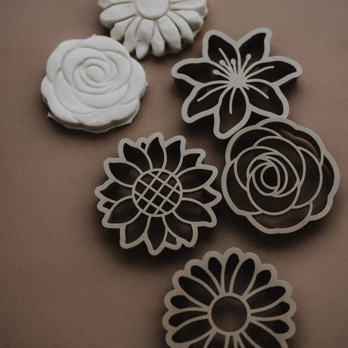 Mixed Flowers Playdough/Sensory Play Eco Cutter™ Set