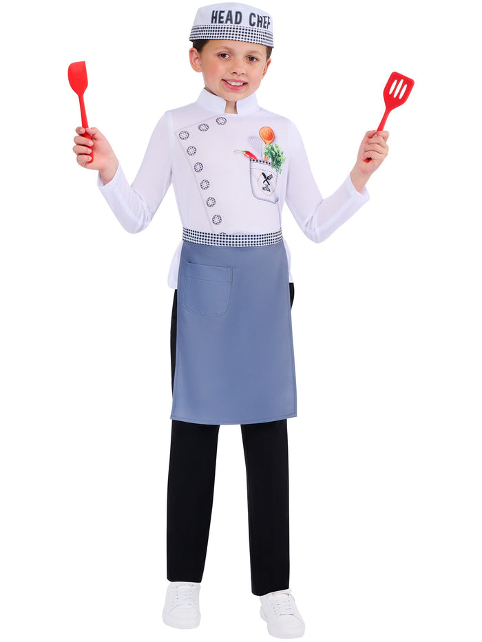 Modern Chef Kids Costume