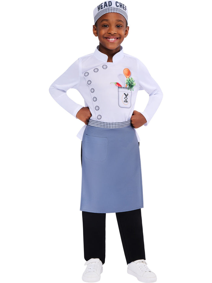 Modern Chef Kids Costume