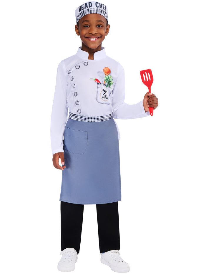 Modern Chef Kids Costume