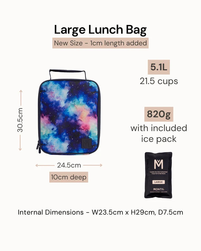 Montiico Large Insulated Lunch Bag - Splat