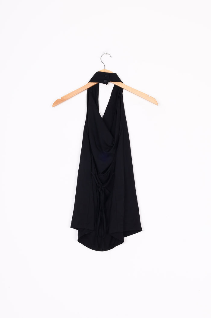 Moochi Womens Black Top Size 8